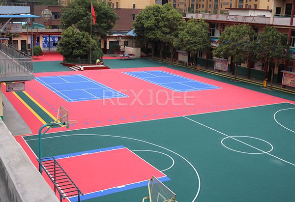 懸浮拼裝地板，懸浮拼裝運動地板，